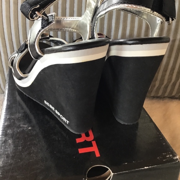 Bebe sport heel sandal size 6 - Picture 2 of 6